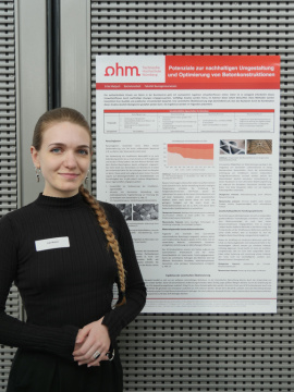 3. Preis: Erika Matjuch - Bachelorarbeit „Potenziale zur nachhaltigen Umgestaltung und Optimierung von Betonkonstruktionen“