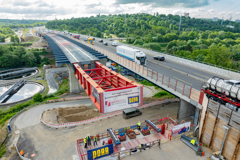 A66 Salzbachtalbrücke: Brückenschlag für Nordbrücke