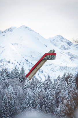 2. Preis: Heini-Klopfer-Skiflugschanze Oberstdorf, Umbau und Instandsetzung - Foto: Eva Bartussek